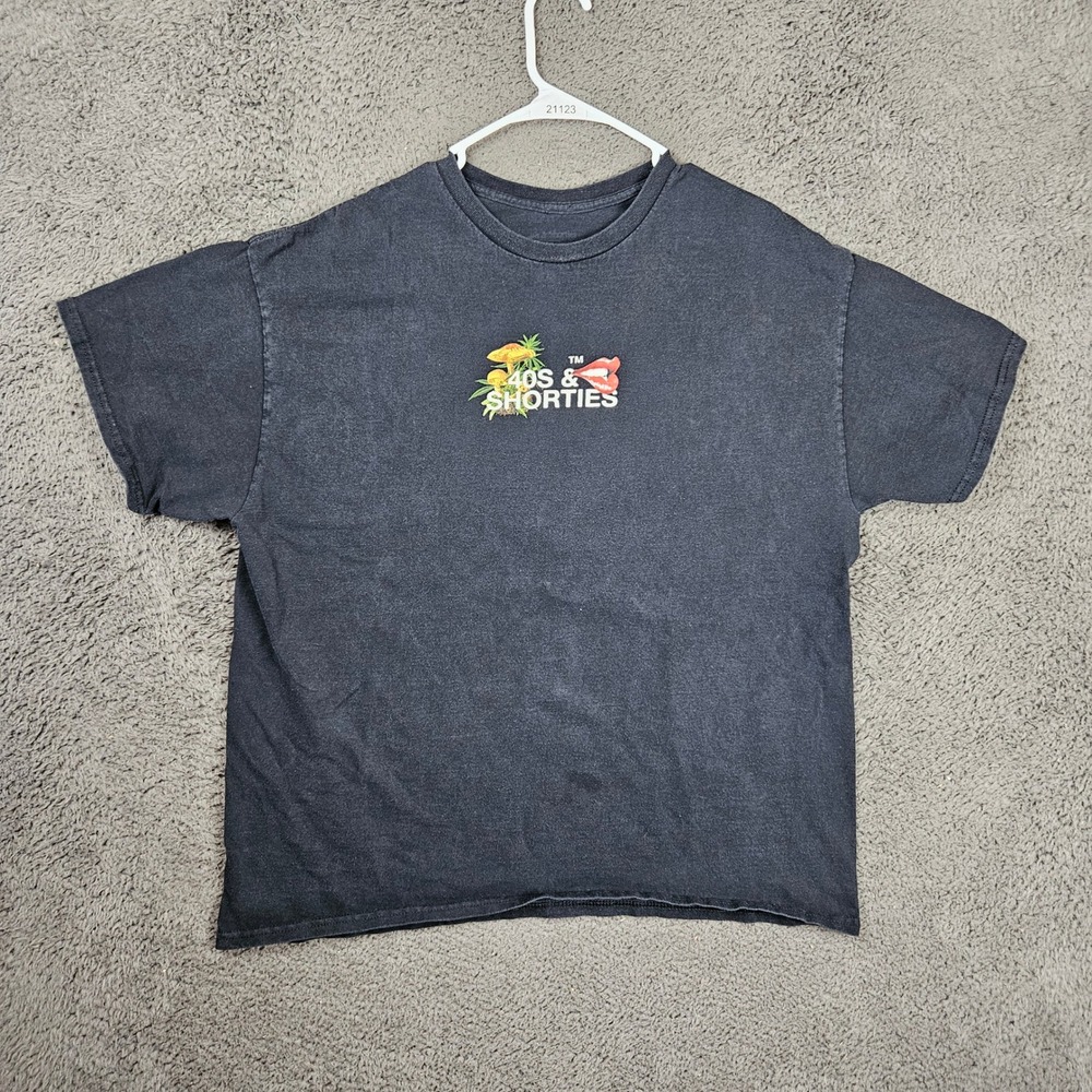 40s & Shorties Cmon Baby Light My Fire Graphic T-Shirt Black XL